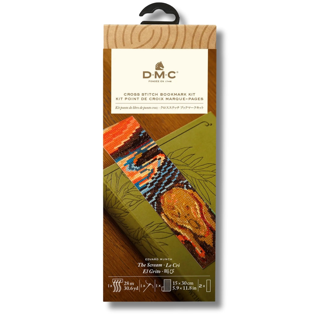 Kit de bordado El Grito marcapaginas (DMC)