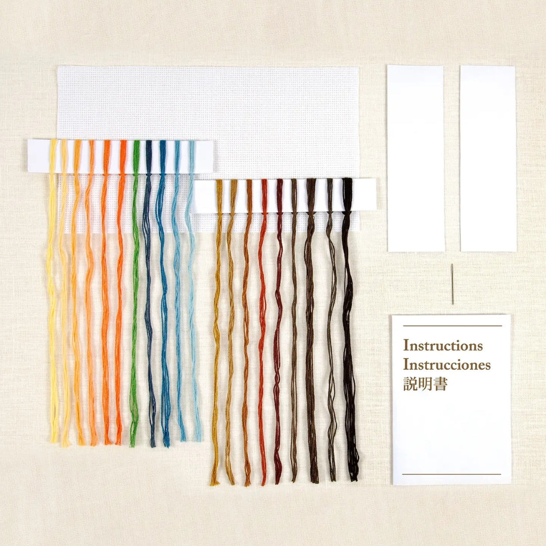 Kit de bordado El Grito marcapaginas (DMC)