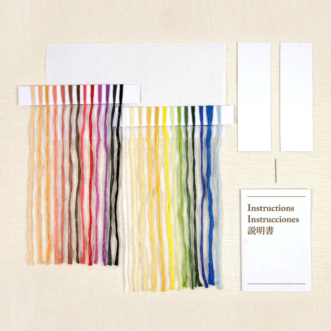 Kit de bordado Frida marcapaginas (DMC)