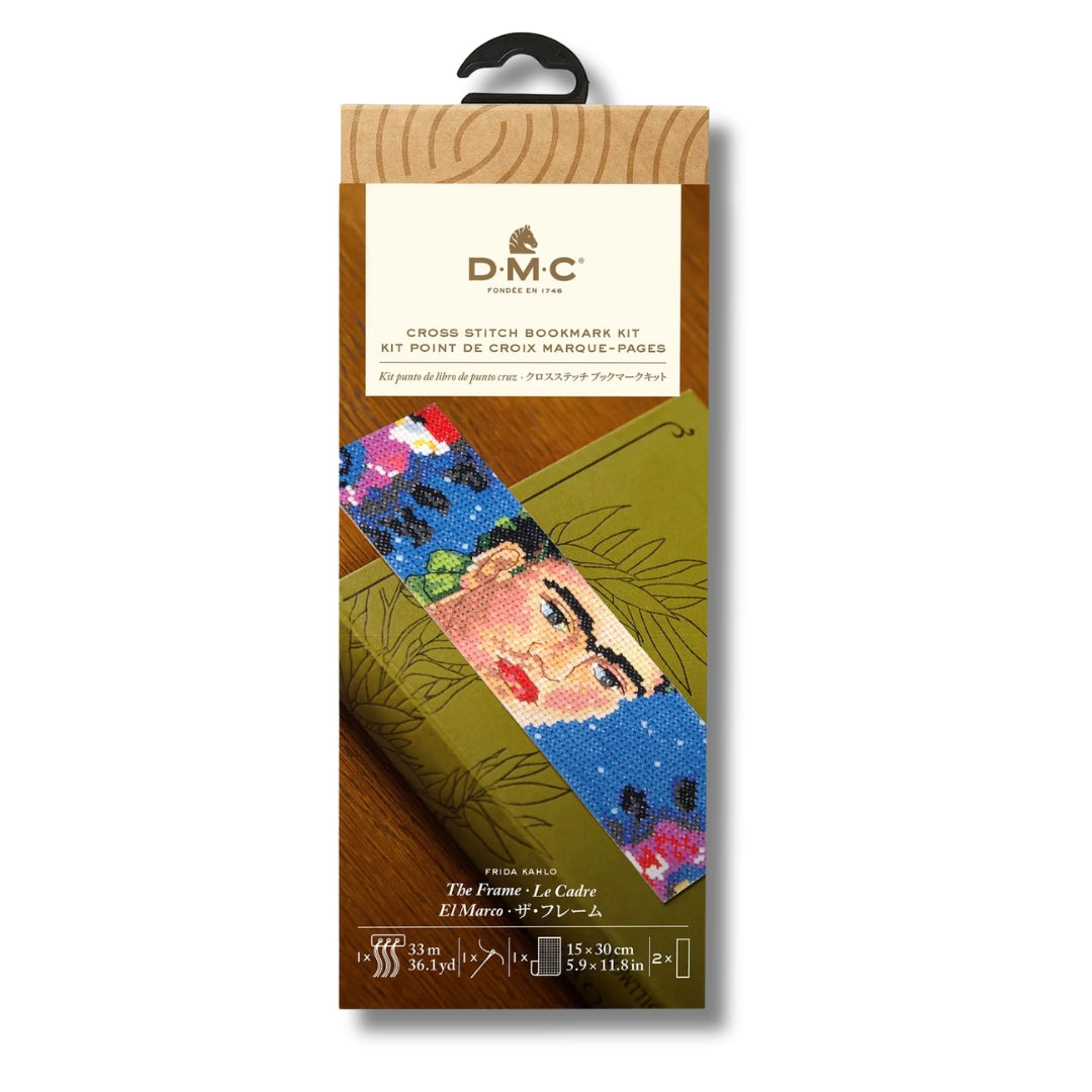 Kit de bordado Frida marcapaginas (DMC)