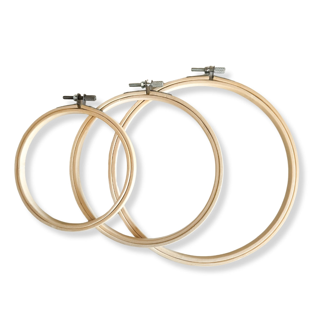 Bastidor circular Bambú (dif. tamaños)