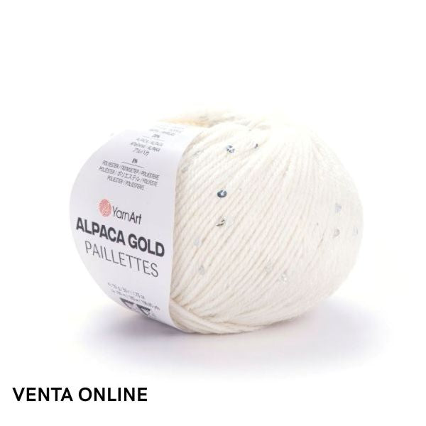 Alpaca Gold Paillette - Yarn Art