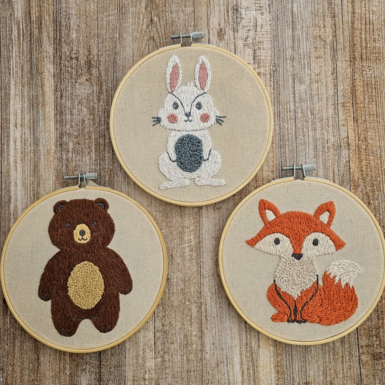 Kit de bordado Animales del Bosque (MY KIT)