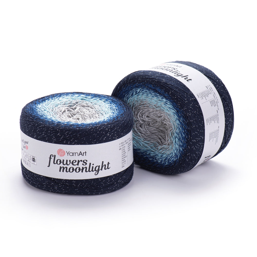 Flowers Moonlight - Yarn Art