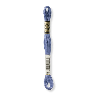Hilo Bordar Mouliné 117 DMC (Azules)