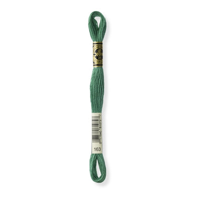 Hilo Bordar Mouliné 117 DMC (Verdes)
