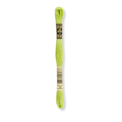 Hilo Bordar Mouliné 117 DMC (Verdes)