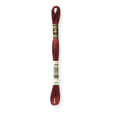 Hilo Bordar Mouliné 117 DMC (Rojos)