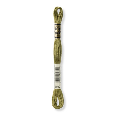 Hilo Bordar Mouliné 117 DMC (Verdes)