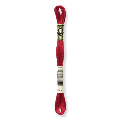 Hilo Bordar Mouliné 117 DMC (Rojos)