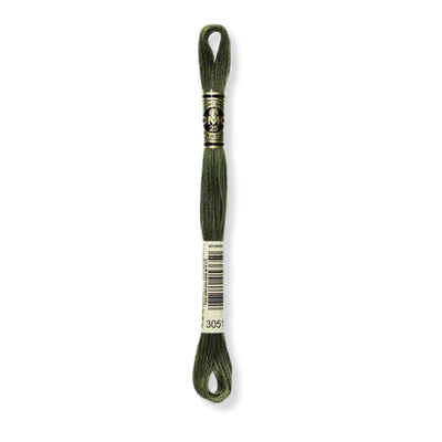 Hilo Bordar Mouliné 117 DMC (Verdes)