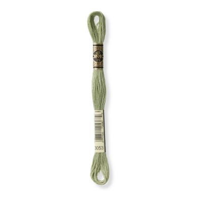 Hilo Bordar Mouliné 117 DMC (Verdes)