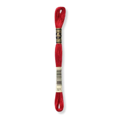 Hilo Bordar Mouliné 117 DMC (Rojos)