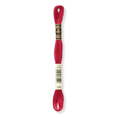 Hilo Bordar Mouliné 117 DMC (Rojos)