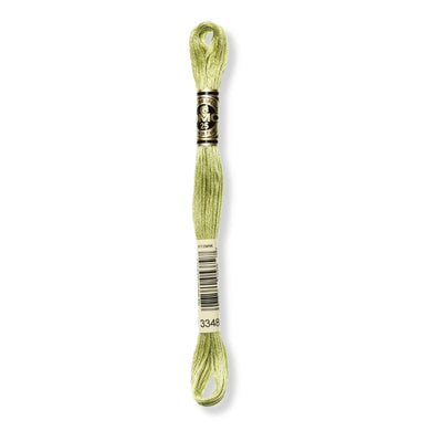 Hilo Bordar Mouliné 117 DMC (Verdes)