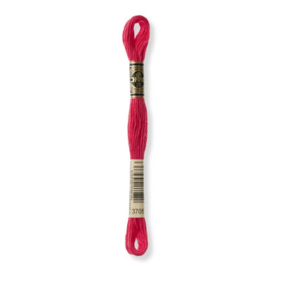 Hilo Bordar Mouliné 117 DMC (Rojos)