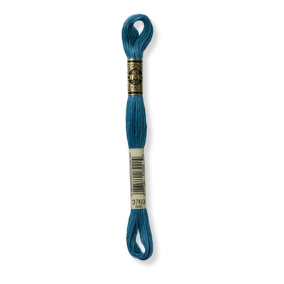 Hilo Bordar Mouliné 117 DMC (Azules)