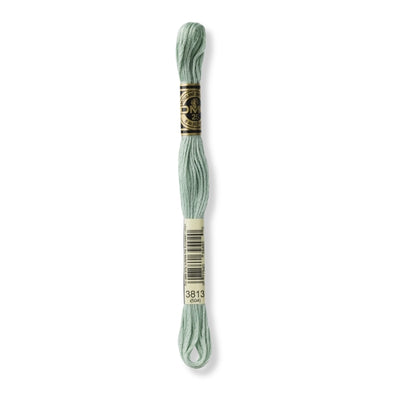Hilo Bordar Mouliné 117 DMC (Verdes)