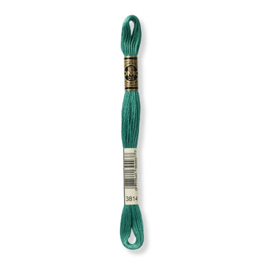 Hilo Bordar Mouliné 117 DMC (Verdes)