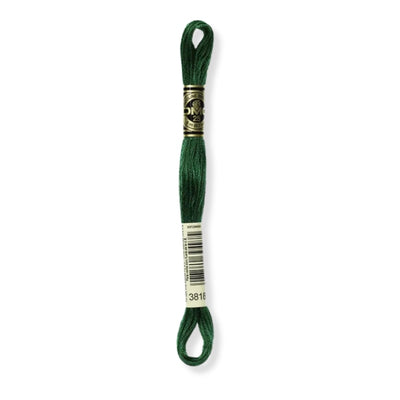 Hilo Bordar Mouliné 117 DMC (Verdes)