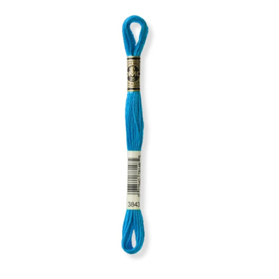 Hilo Bordar Mouliné 117 DMC (Azules)