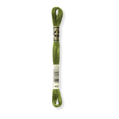 Hilo Bordar Mouliné 117 DMC (Verdes)