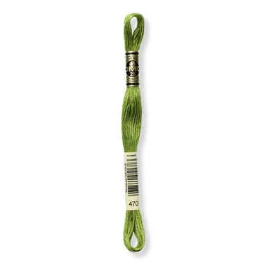 Hilo Bordar Mouliné 117 DMC (Verdes)