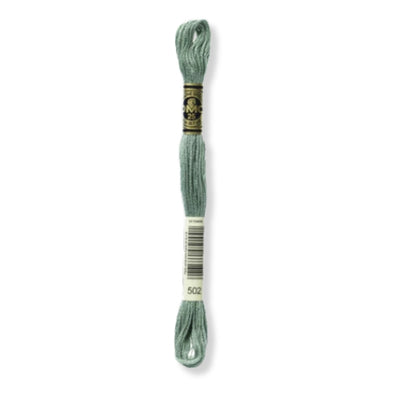 Hilo Bordar Mouliné 117 DMC (Verdes)