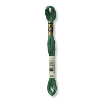 Hilo Bordar Mouliné 117 DMC (Verdes)