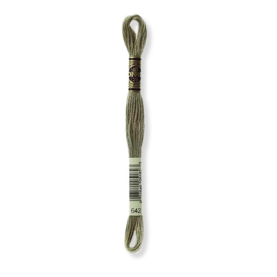 Hilo Bordar Mouliné 117 DMC (Verdes)