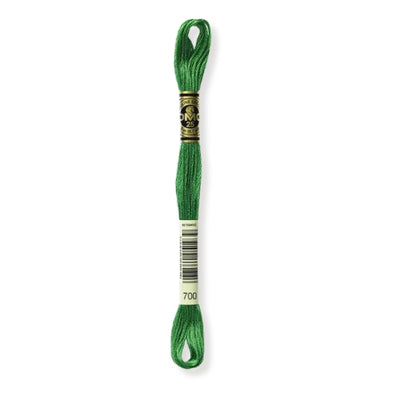 Hilo Bordar Mouliné 117 DMC (Verdes)