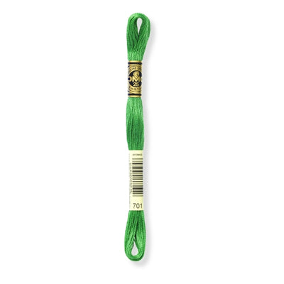 Hilo Bordar Mouliné 117 DMC (Verdes)