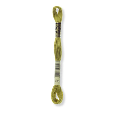 Hilo Bordar Mouliné 117 DMC (Verdes)