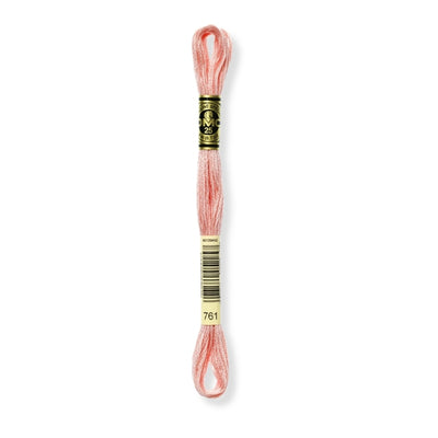 Hilo Bordar Mouliné 117 DMC (Rosados)