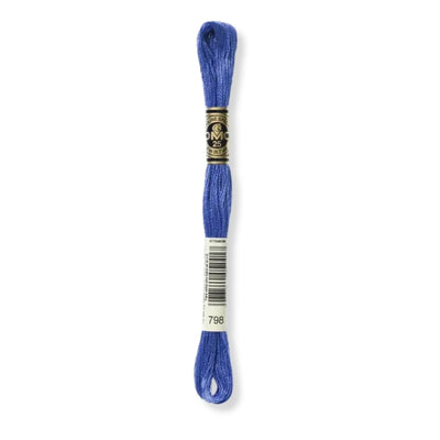 Hilo Bordar Mouliné 117 DMC (Azules)