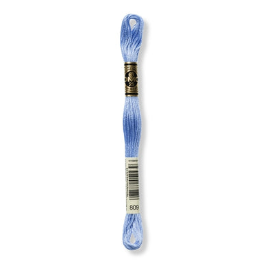 Hilo Bordar Mouliné 117 DMC (Azules)