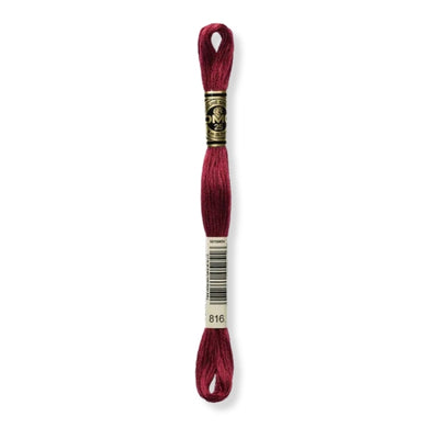 Hilo Bordar Mouliné 117 DMC (Rojos)