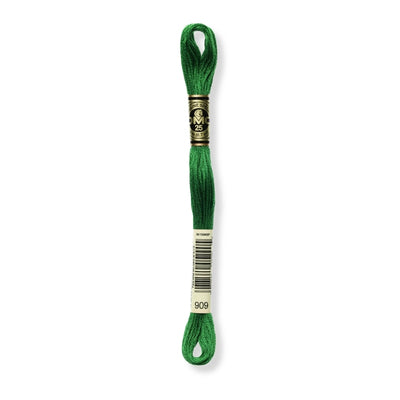 Hilo Bordar Mouliné 117 DMC (Verdes)