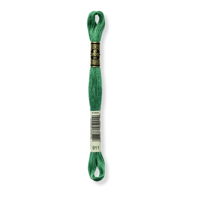 Hilo Bordar Mouliné 117 DMC (Verdes)