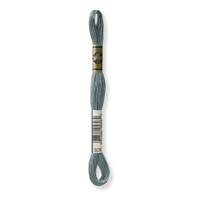 Hilo Bordar Mouliné 117 DMC (Verdes)