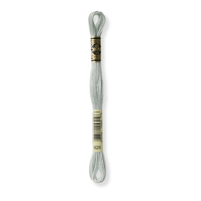 Hilo Bordar Mouliné 117 DMC (Verdes)