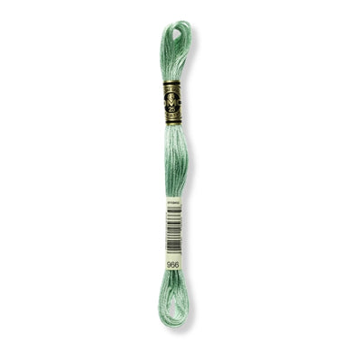 Hilo Bordar Mouliné 117 DMC (Verdes)