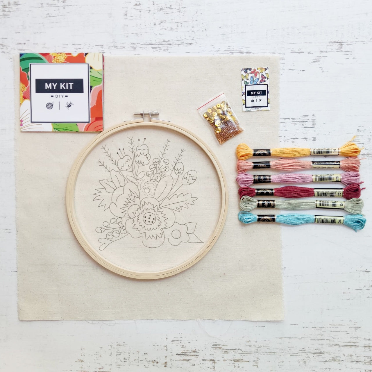 Kit de bordado Lorena (MY KIT)