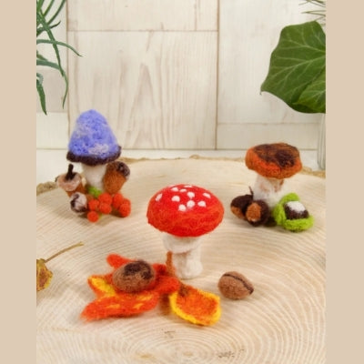 Kit de Fieltro Champiñones - DMC