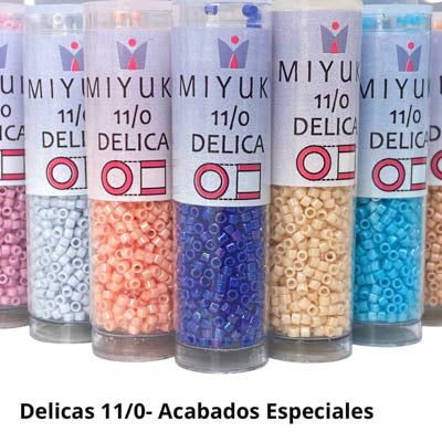 Mostacillas Miyuki - DELICA 11/0 ACABADOS ESPECIALES