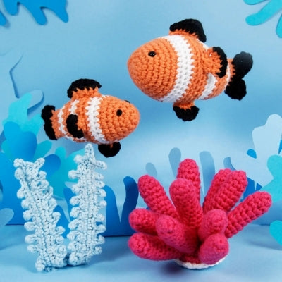 Kit de Amigurumi Pez payaso -DMC