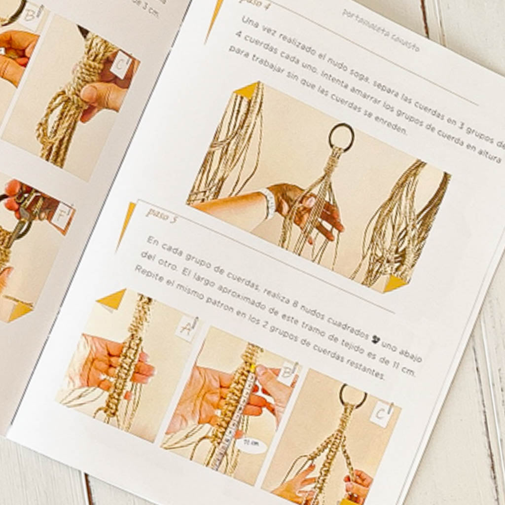 Instructivo Portamaceta Canasto (Yute/Cordón)