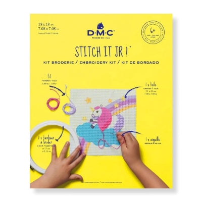 Kit de bordado Unicornio-DMC