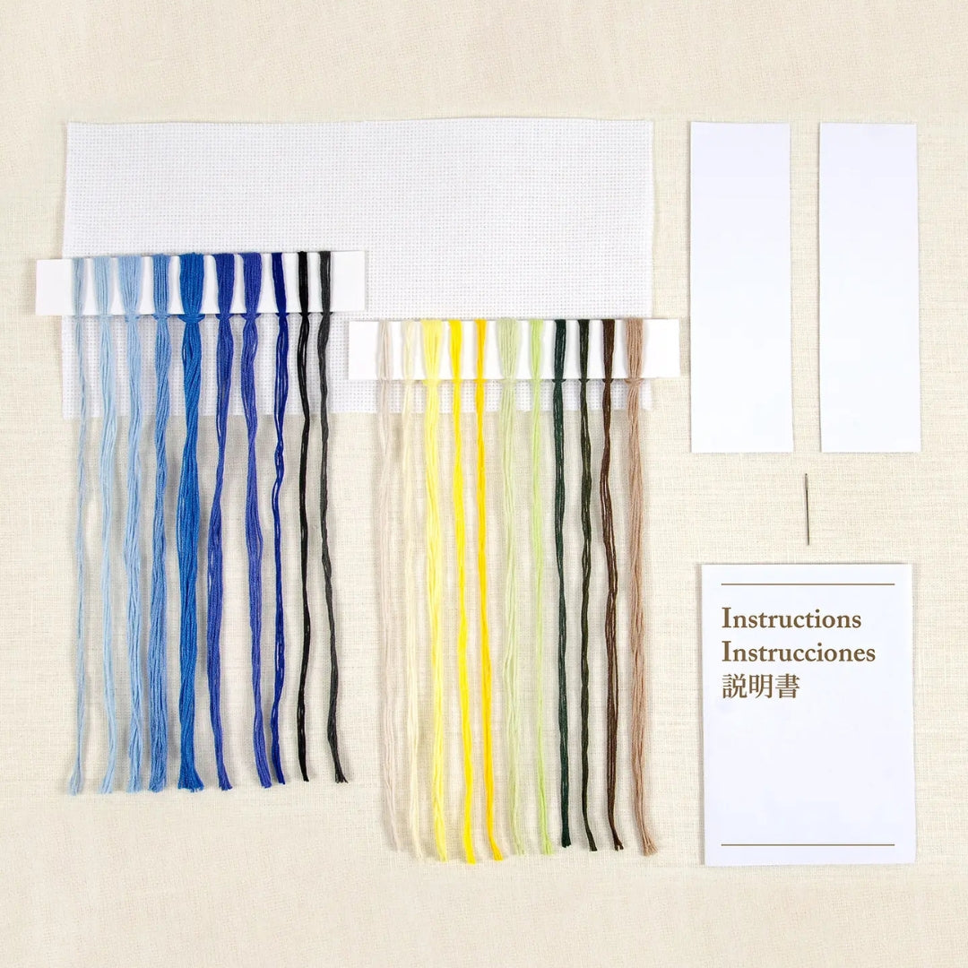 Kit de bordado La Noche Estrellada marcapaginas (DMC)