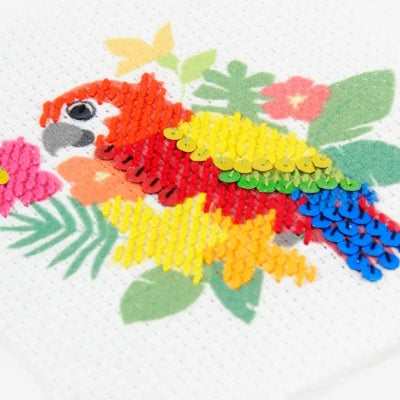 Kit de bordado Loro-DMC